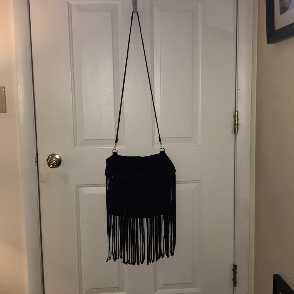 Beautiful fringed shoulder bag
